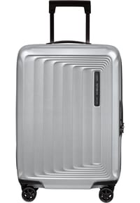 Samsonite Nuon 4-Doppelrollen Trolley „Nuon“, Kreuzspanngurte, Reißverschlussfach, TSA-Schloss, uni, 38l, 55cm Bild 2