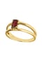 carolin stone Ring 925/- Sterling Silber 1 Granat Bild 1