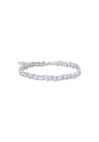 Thomas Sabo - Heritage Glam White Tennisarmband mit 31 weißen Steinen - silberfarben