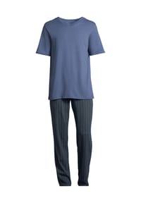 SCHIESSER - Schlafanzug Night & Home - Blau