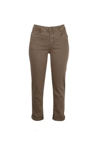 STOOKER® - DAVOS COLOUR DENIM Damen Boyfriend-Jeans lang - green frost wash