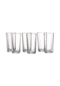 Ritzenhoff & Breker Longdrinkgläser WAVE 250 ml 6er Set transparent - WAVE - transparent