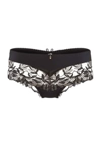 Aubade - Lovessence Panty, Blumenstickerei, Zieranhänger, für Damen - NOIR