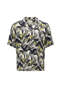 ONLY & SONS - Freizeithemd, Kurzarm, Reverskragen, Herren - 187201 EGRET
