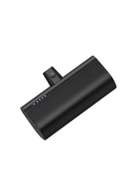 COFI - Powerbank 5000 mAh mit integriertem iPhone-Anschluss  2.1A in Schwarz - 
