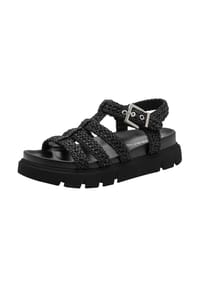 Tamaris - Mode/Bekleidung Riemchensandalen, Keilabsatz - 001  BLACK