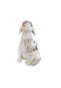 LOBERON Hasen Sappos weiß - Osterfiguren - weiß