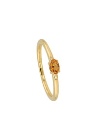 VANDENBERG - Damen Ring, 375er Gelbgold mit Citrin - GELBGOLD