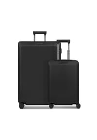 PORSCHE DESIGN Voyager 3.0 - Voyager 3.0 4 Rollen Kofferset 2-teilig mit Dehnfalte - black