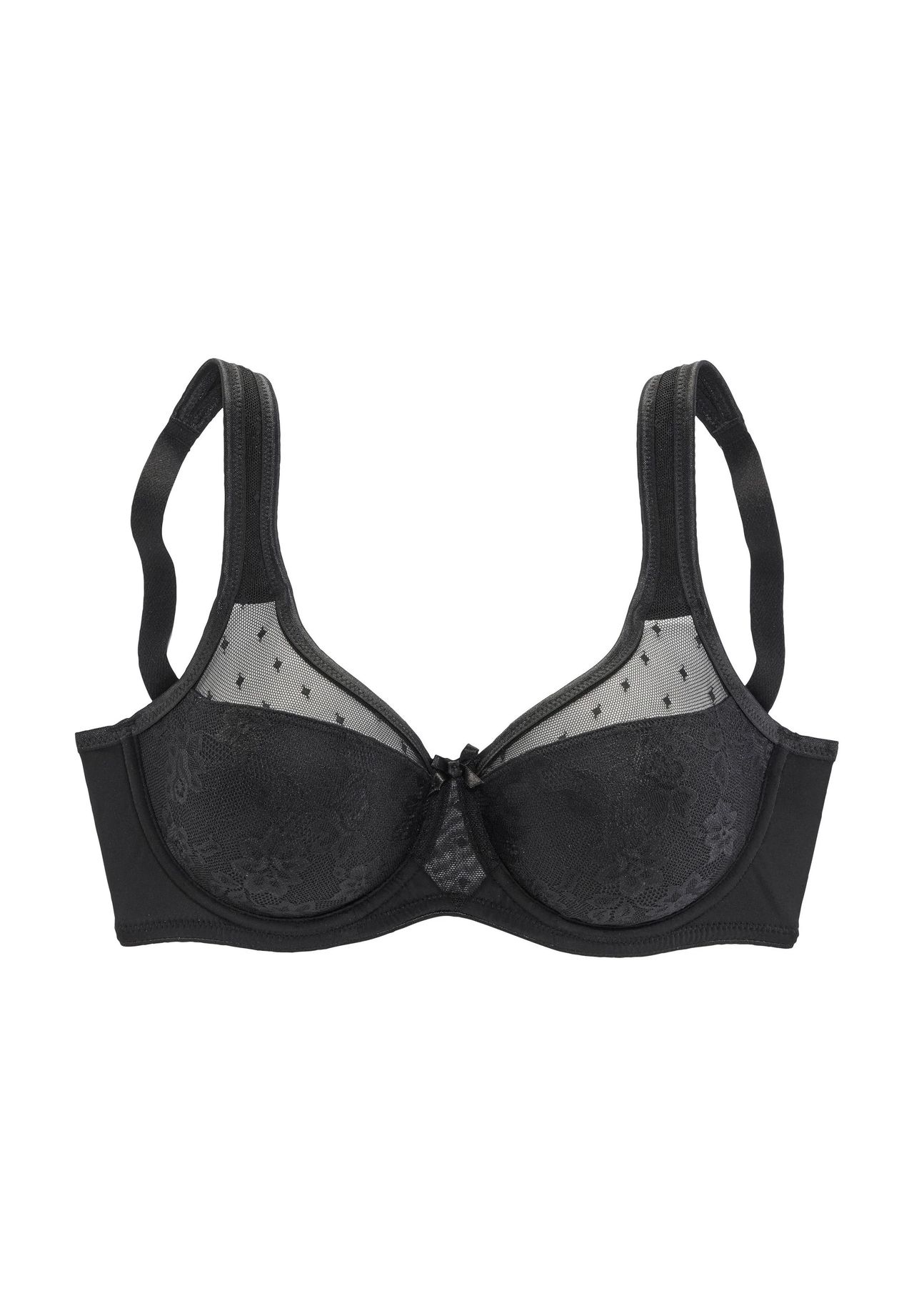Lascana Nuance Minimizer-Bh, FormbüGel, Spitzen-Details, FüR Damen, Schwarz, 85G