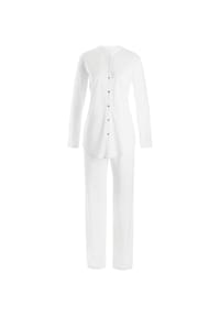 HANRO - Langarm Pyjama Cotton Deluxe - crystal pink