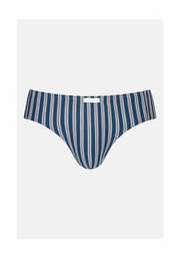 mey - Slip Stream Stripes, elastisch, für Herren - 1721 BLUE STREAM