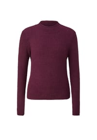 s.Oliver - Strickpullover, Stehkragen, für Kinder - 4918 LILAC/PINK