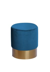 Kayoom - Hocker Nano 125 blau – Eiche - blau