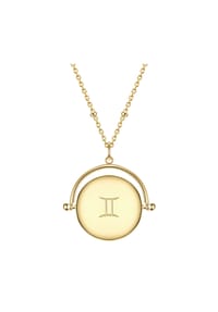 GLANZSTÜCKE MÜNCHEN - Damen Kette aus 925/- Sterling Silber in Gelbgold mit Zirkonia - gelbgold