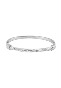 Adelia's Bold Style - Armband – Armreif aus Edelstahl Ø 5,5 cm cm - silber
