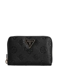 GUESS - Cresidia II SLG Med Zip Around - Geldbörse (black logo) - black logo