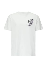 QS - T-Shirt, Baumwolle, für Herren - 01D0 WHITE