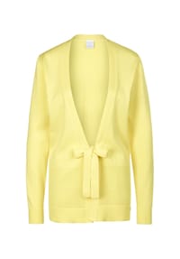 MADELEINE - Strickjacke aus Supima-Cotton - helllimone