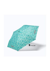 ergobag - Taschenschirm Reitbärtra, reflektierend, für Kinder - BLAU/TÜRKIS