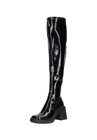 STEVE MADDEN - Lederimitat Stiefel - Schwarz Lack