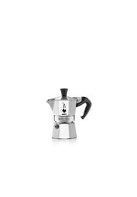 BIALETTI - Espressokocher Moka Express für 1 Tasse, Aluminium, Silber, 60 ml - Silber