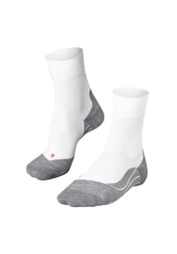 FALKE - RU4 Laufsocken "Endurance", mittlere Polsterung, für Herren - 2020 WEISS/GRAU