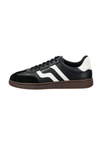 GANT - Herren Sneaker - CUZMO, Leder, Schnürschuh, Turnschuh, Low - Schwarz/Weiß