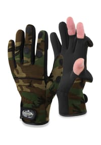 normani® - Neopren-Anglerhandschuhe Wahoo - Oliv