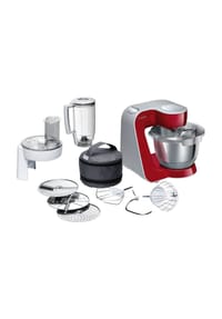 BOSCH - Küchenmaschinen-Set "MUM58720", 11-teilig - ROT/SILBER