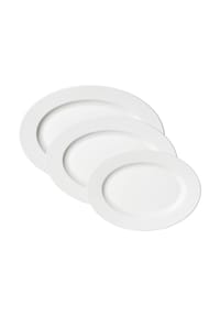 Ritzenhoff & Breker Servierplatten-Set Saphir 3er Set weiß - SAPHIR - weiß