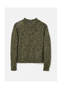 MADELEINE - Pullover mit Stehkragen - khaki / multicolor