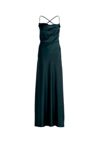 Vera Mont - Abendkleid mit Wasserfallausschnitt - Dusty Slate