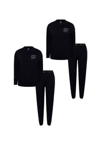 CR7 CRISTIANO RONALDO - Pyjama Basic Long - schwarz