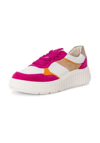 Tamaris - Leder/Synthetik Sneaker - Fuchsia
