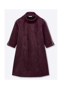 sheego - A-Linien-Kleid - burgund