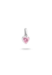 Thomas Sabo - Charm-Anhänger Herz Geburtsstein Januar Connect - silber, pink