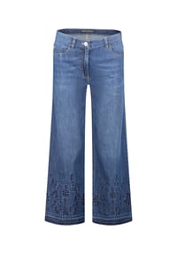 BETTY BARCLAY - Casual-Hose mit Waschung - Dark Blue Denim
