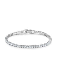 GLANZSTÜCKE MÜNCHEN - Damen Armband aus 925/- Sterling Silber in Silber mit Zirkonia - silber