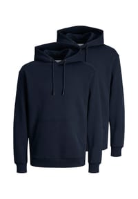 JACK & JONES - Sweatshirt / Hoodie 2er Pack Bradley - Beige / creme