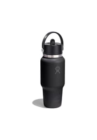 Hydro Flask® Hydration Travel Bottle Flex Straw Cap Trinkflasche 710 ml - Hydration - black