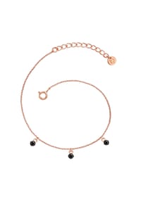 GLANZSTÜCKE MÜNCHEN - Damen Armband aus 925/- Sterling Silber in Roségold mit Spinell - roségold