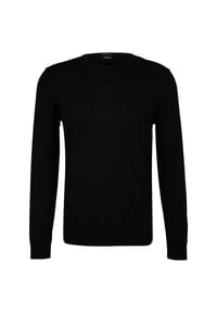JOOP! - Herren Strickpullover - JK-01Denny, Rundhals, Feinstrick, Wolle, uni - Blau