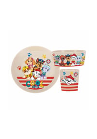 koziol Geschirr-Set, Paw Patrol, 3-teilig - CONNECT - ORGANIC SAND