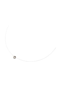 Luigi Merano® - Collier schwebender Anhänger mit Diamant, Gold 375 - gold/silber
