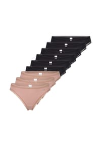 sloggi - String 9er Pack GO Crush - Braun / schwarz
