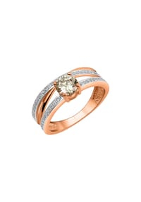 zeeme SILVER - Ring 925/- Sterling Silber 50 Zirkonia - mehrfarbig