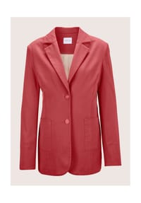 MADELEINE - Einreihiger Longblazer - rosenholz