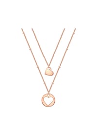 EAST / SIDE - Damen Set (Kette 2er) aus Edelstahl in Roségold - roségold