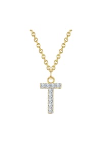 GLANZSTÜCKE MÜNCHEN - Damen Kette aus 925/- Sterling Silber in Gelbgold mit Zirkonia - gelbgold